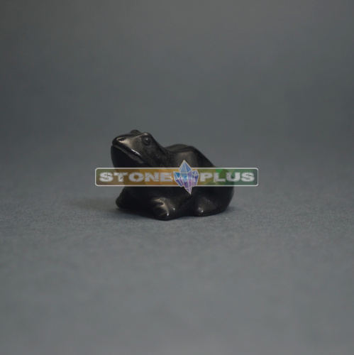 Фигурка Лягушка 30 мм из обсидиана