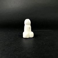 Сувенир Прикол 28 мм - говлит белый