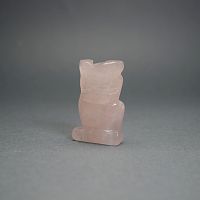 Фигурка Совы 45 мм из розового кварца