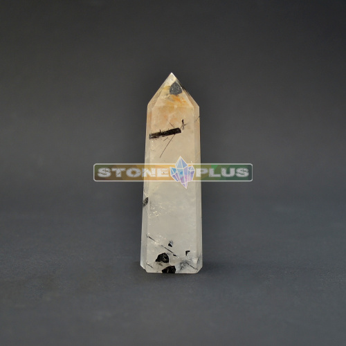 Кристалл кварц с турмалином 20 - 29 гр