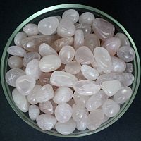 Розовый кварц галтовка 20 - 30 мм / 1 упаковка - 100 гр