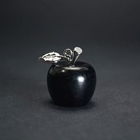 Яблоко из обсидиана 20х25 мм