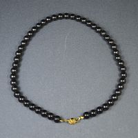 Бусы из камня шунгит шарик 9 мм., 40 см.