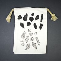 Льняной мешочек Кристаллы
