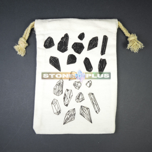 Льняной мешочек Кристаллы
