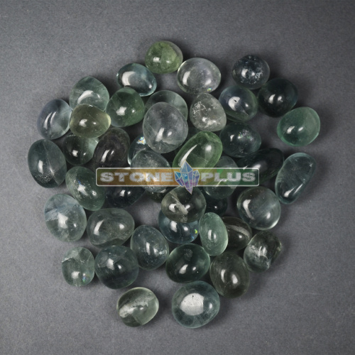 Флюорит зелёный 1с галтовка / 1 упаковка - 100 гр