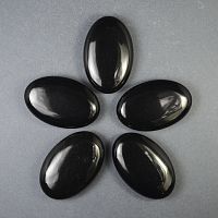 Обсидиан (овалы) / Упаковка - 100 гр.