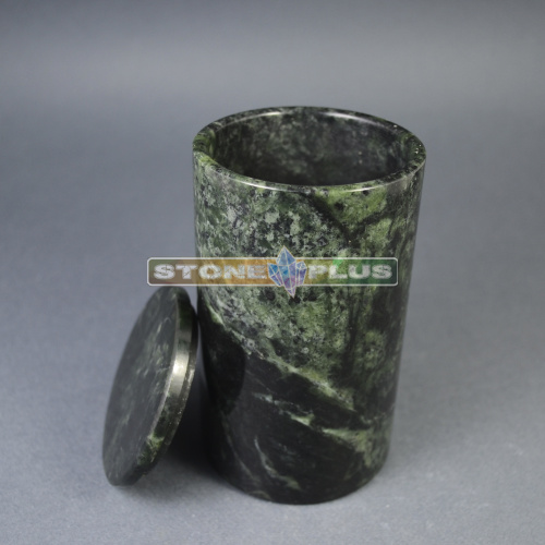 Банка с крышкой (магнит) из змеевика