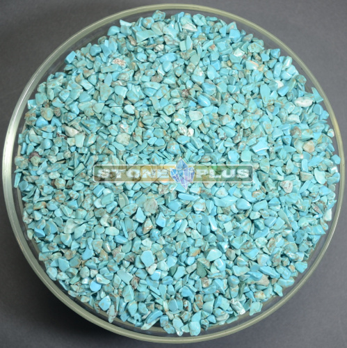 Говлит голубой галтовка 3-5 мм / 1 упаковка - 100 гр