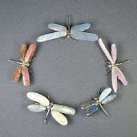 Сувенир Стрекоза с камнями