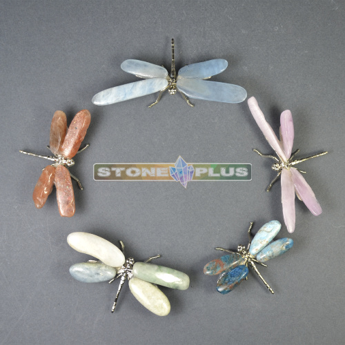 Сувенир Стрекоза с камнями