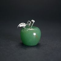 Яблоко из авантюрина зеленого 20х25 мм