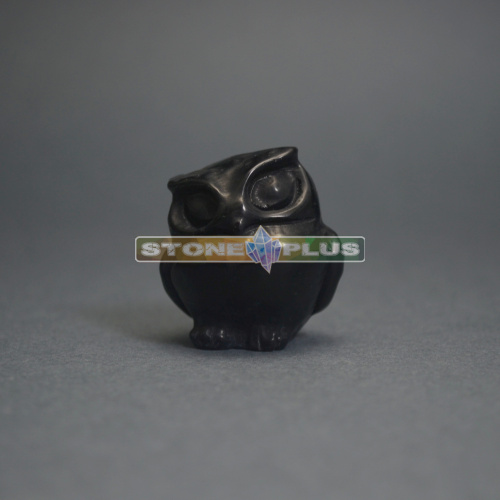 Фигурка Совы 30 мм из обсидиана