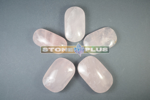 Розовый кварц 1 с (овалы) / 1 упаковка - 100 гр