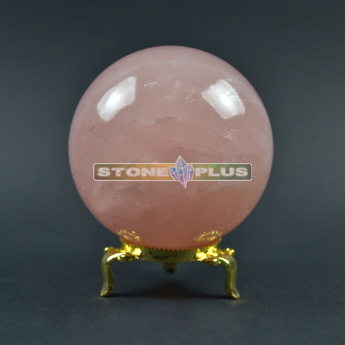 Шар розовый кварц 84-86 мм