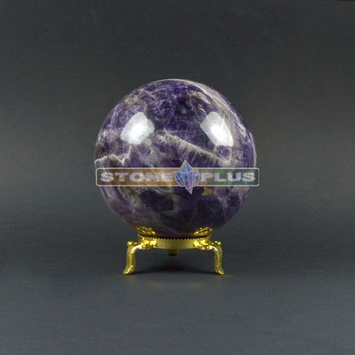 Шар аметист (шевронный) 86-88 мм