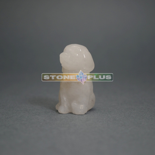 Фигурка Собаки 30 мм из горного хрусталя