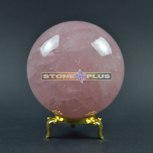 Шар розовый кварц 90-92 мм