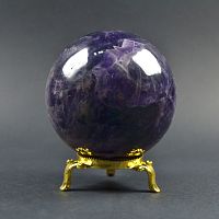 Шар аметист (шевронный) 84-86 мм