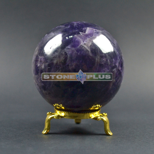 Шар аметист (шевронный) 84-86 мм