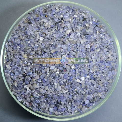 Танзанит галтовка 3-5 мм / 1 упаковка - 100 гр