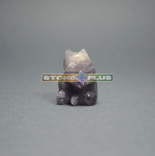 Фигурка Медведя 30 мм из аметиста