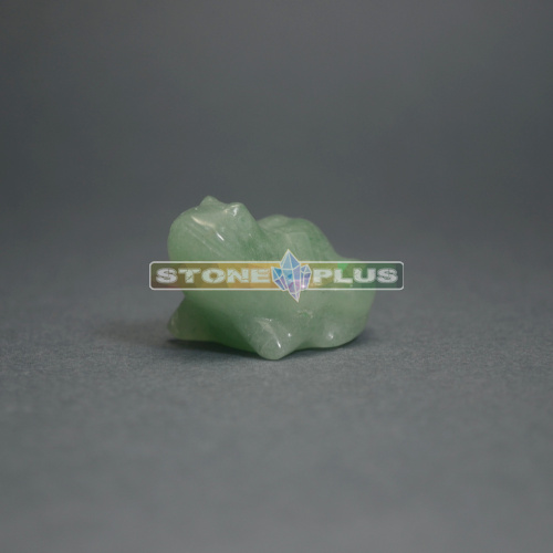 Фигурка Лягушка 30 мм из авантюрина зелёного