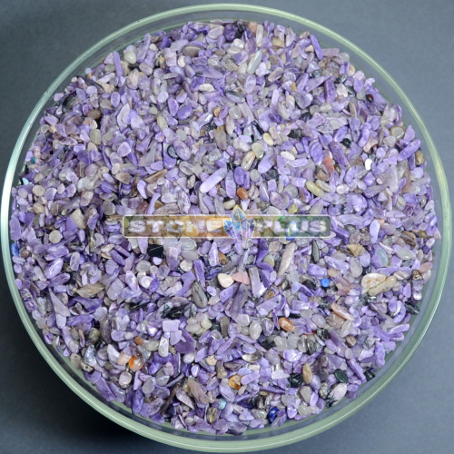 Чароит галтовка 3-5 мм / 1 упаковка - 100 гр