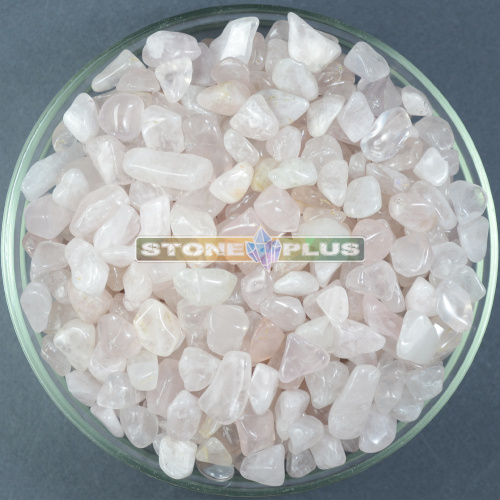 Розовый кварц галтовка 10 - 15 мм / 1 упаковка - 100 гр