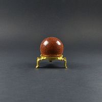 Шар авантюрин коричневый (имитация) 40-42 мм