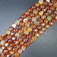 Нить сердолик сердце, 38±2 см