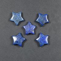Звезда 25х25 мм из лазурита синего