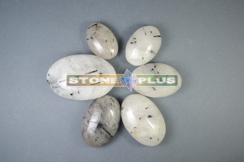 Турмалиновый кварц 1с (овалы) / 1 упаковка - 100 гр