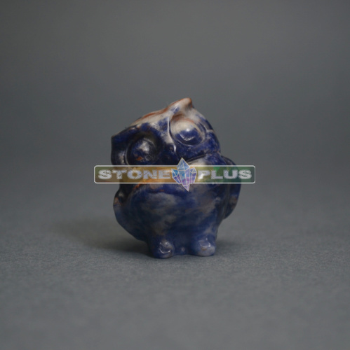 Фигурка Совы 30 мм из содалита