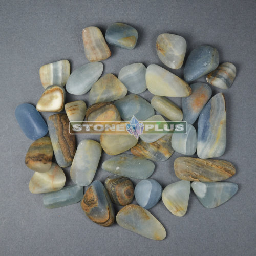 Карибский кальцит галтовка / 1 упаковка - 100 гр