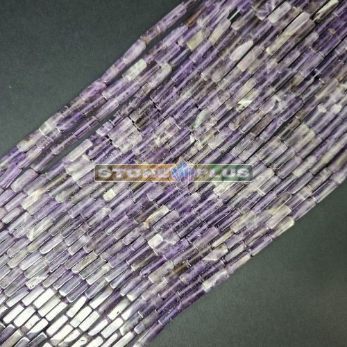 Нить Аметист прямоугольник 5x15, 37 ±2 см