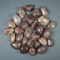 Авантюрин малиновый галтовка / 1 упаковка - 100 гр