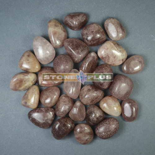 Авантюрин малиновый галтовка / 1 упаковка - 100 гр