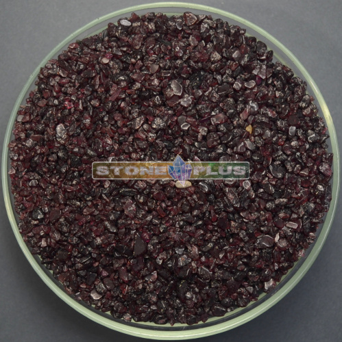 Гранат матовый галтовка 3-5 мм / 1 упаковка - 100 гр