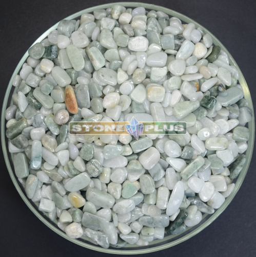Галтовка жадеит 5-10 мм / 1 упаковка - 100 гр