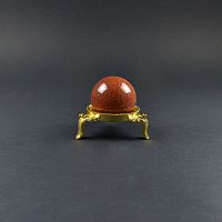 Шар авантюрин коричневый (имитация) 34-36 мм