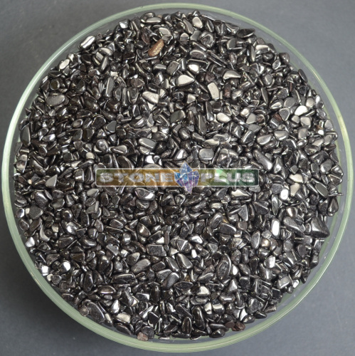 Гематит галтовка 3-5 мм / 1 упаковка - 100 гр