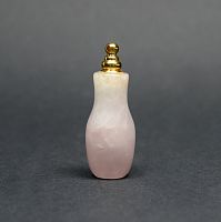 Бутылочка из розового кварца