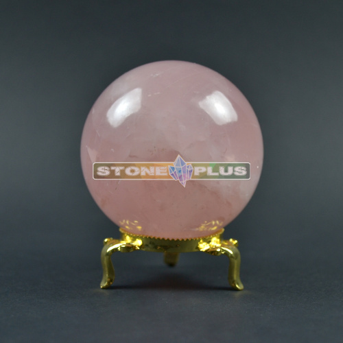 Шар розовый кварц 74-76 мм