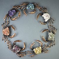 Сувенир Краб с галтовкой