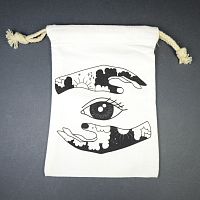 Льняной мешочек Руки и Глаза