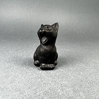 Фигурка Кот зевает Обсидиан