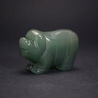 Фигурка Свиньи 45 мм из авантюрина зеленого