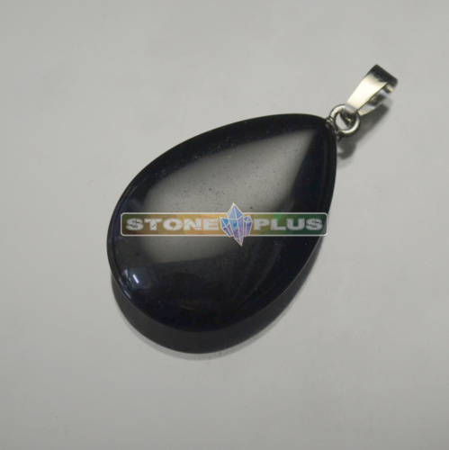 Подвеска 'Капля" - обсидиан