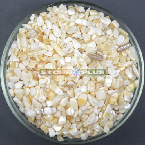 Перламутр галтовка 5-10 мм / 1 упаковка - 100 гр